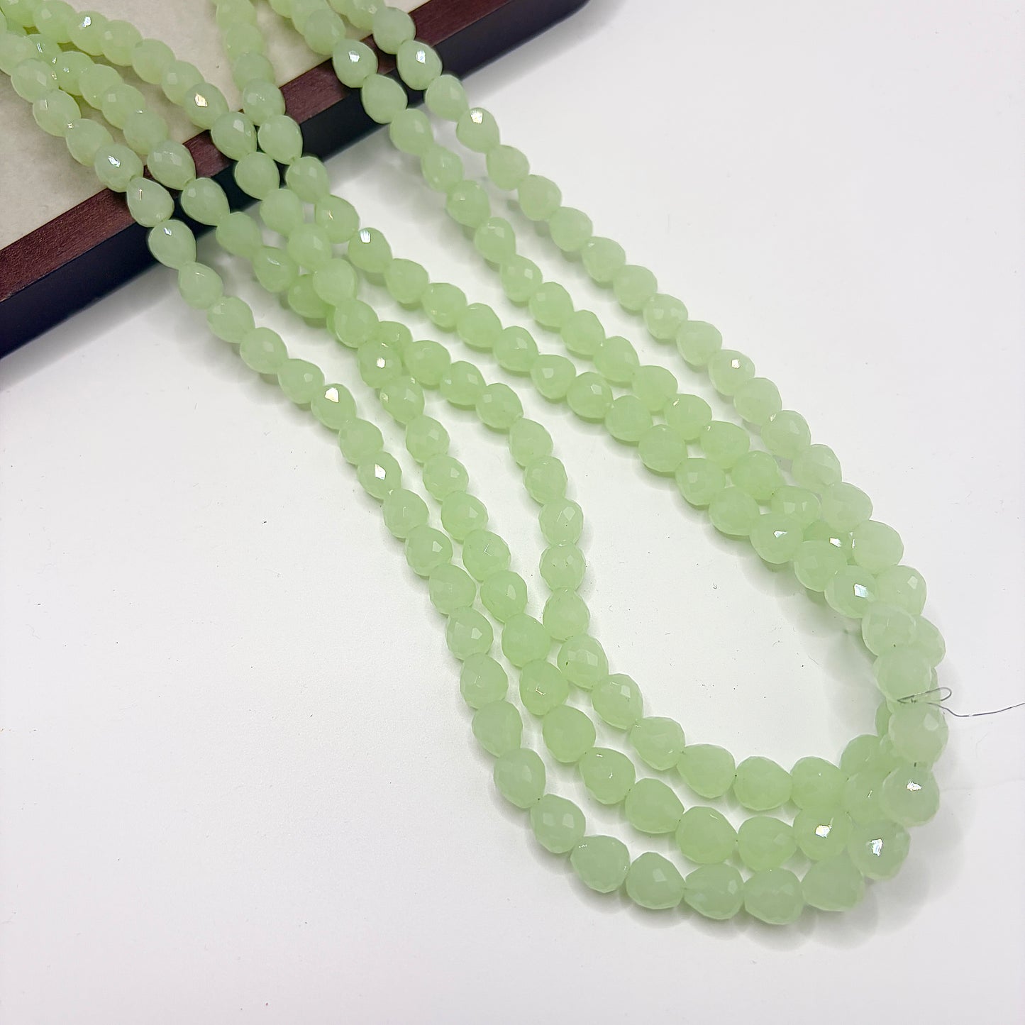 Tear drop water drop starburry glass bead size 8MM