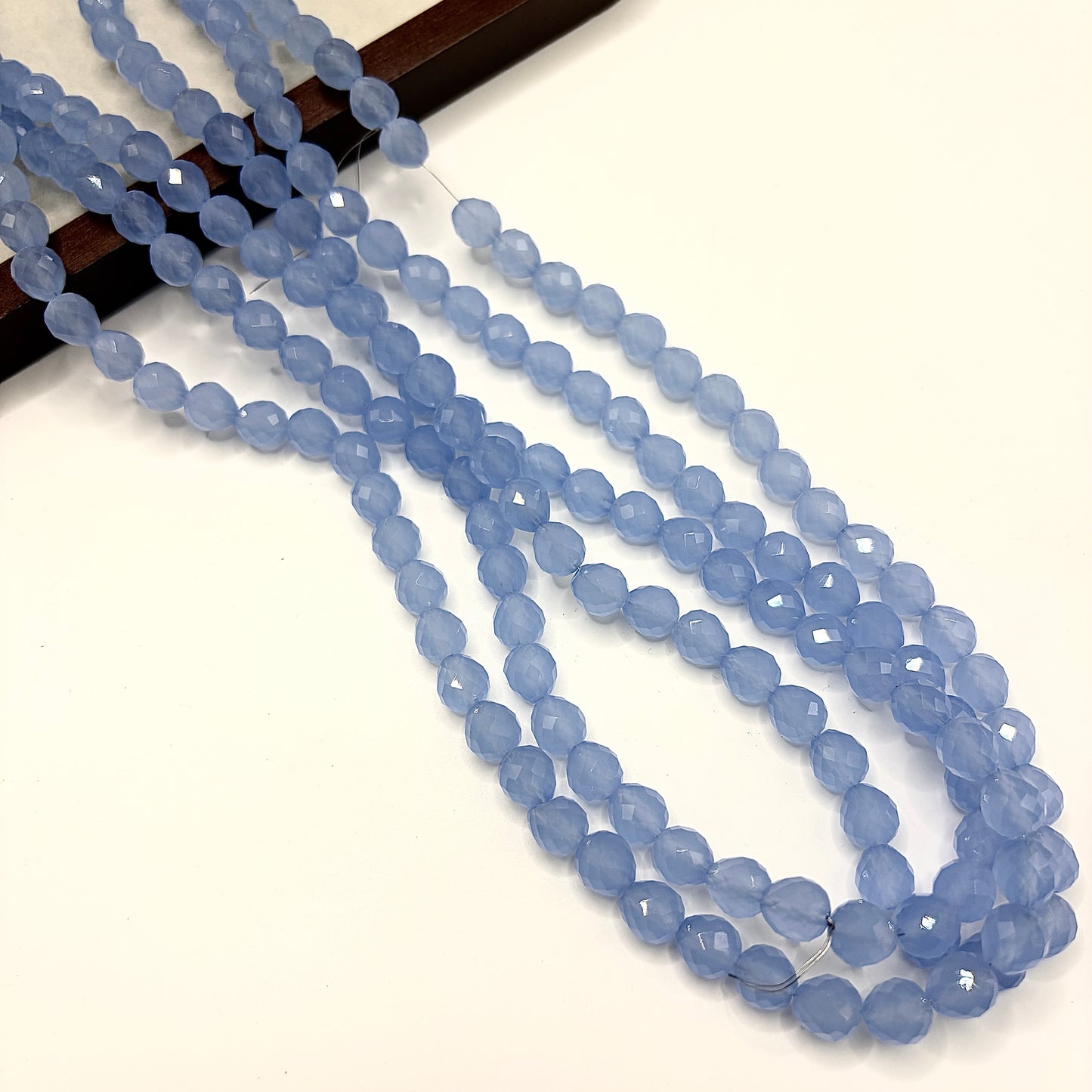 Tear drop water drop starburry glass bead size 8MM