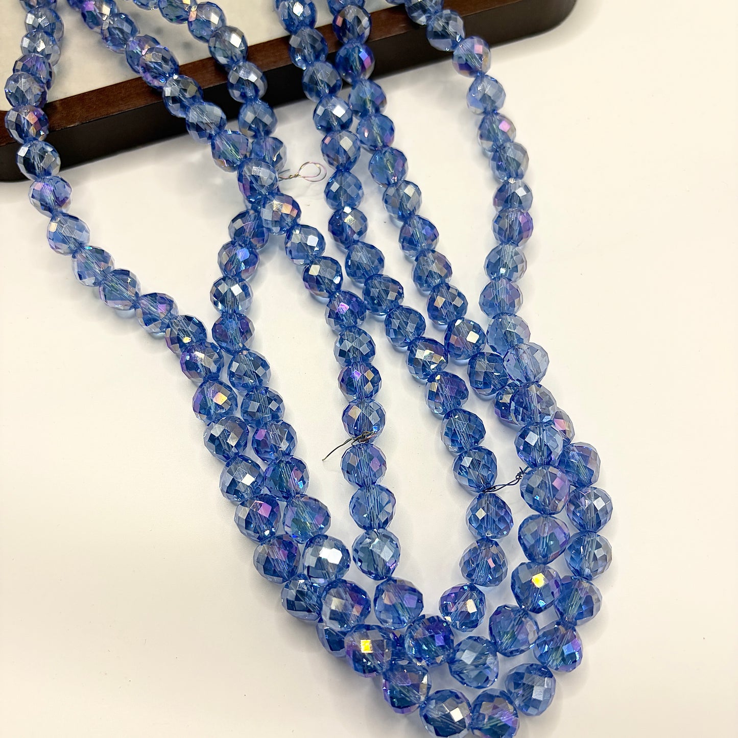 Tear drop water drop starburry glass bead size 8MM