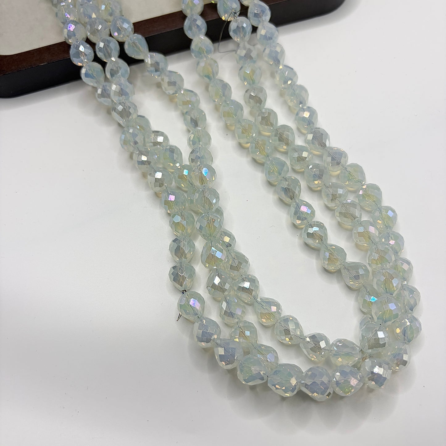 Tear drop water drop starburry glass bead size 8MM