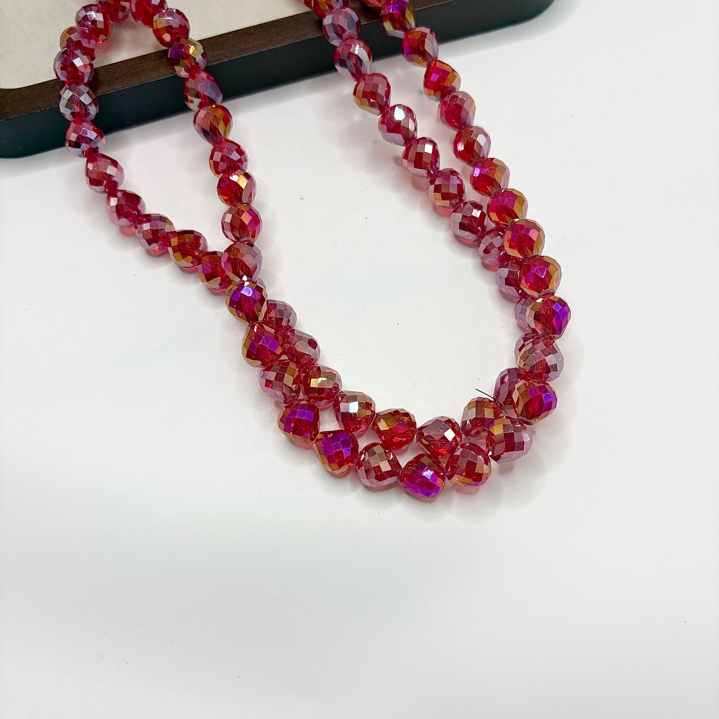 Tear drop water drop starburry glass bead size 8MM