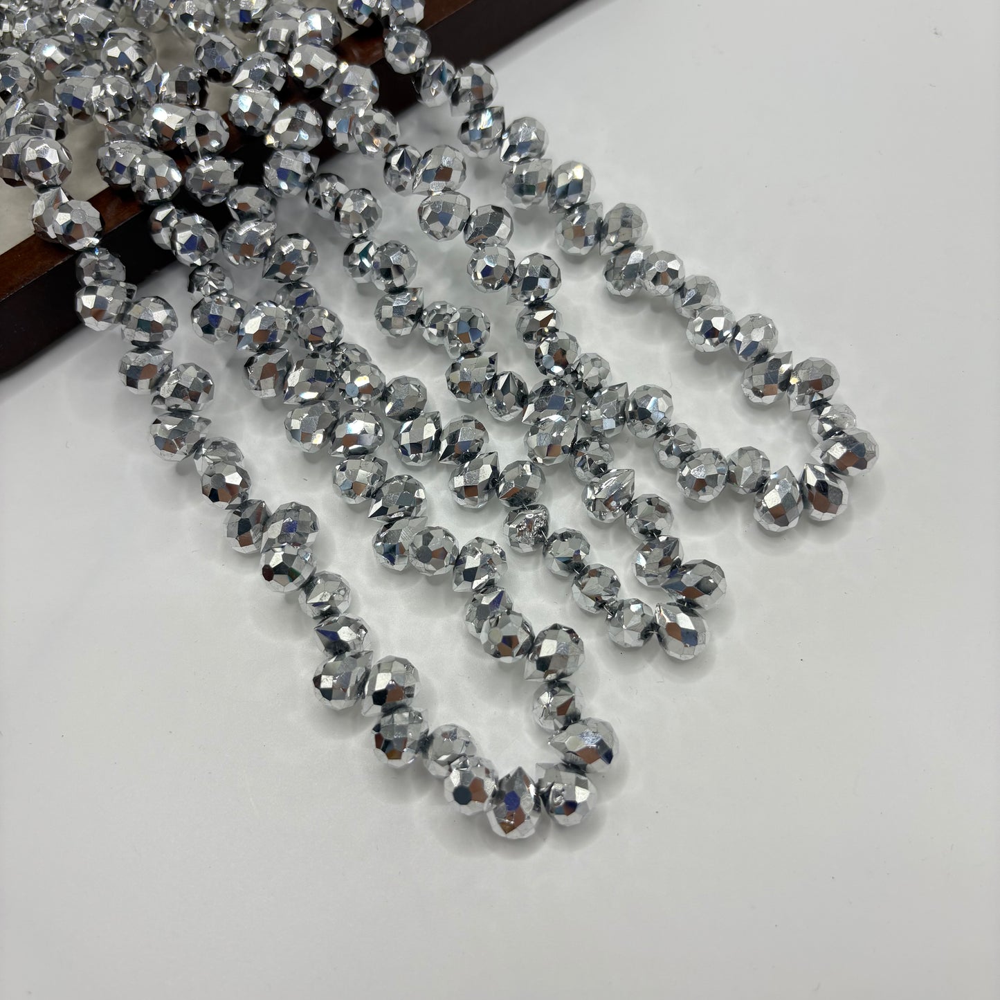 Tear drop starburry glass bead size 8mm