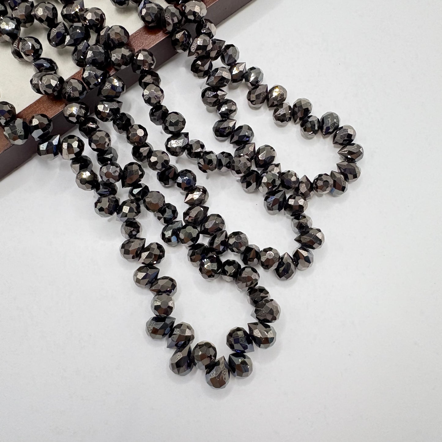 Tear drop starburry glass bead size 8mm
