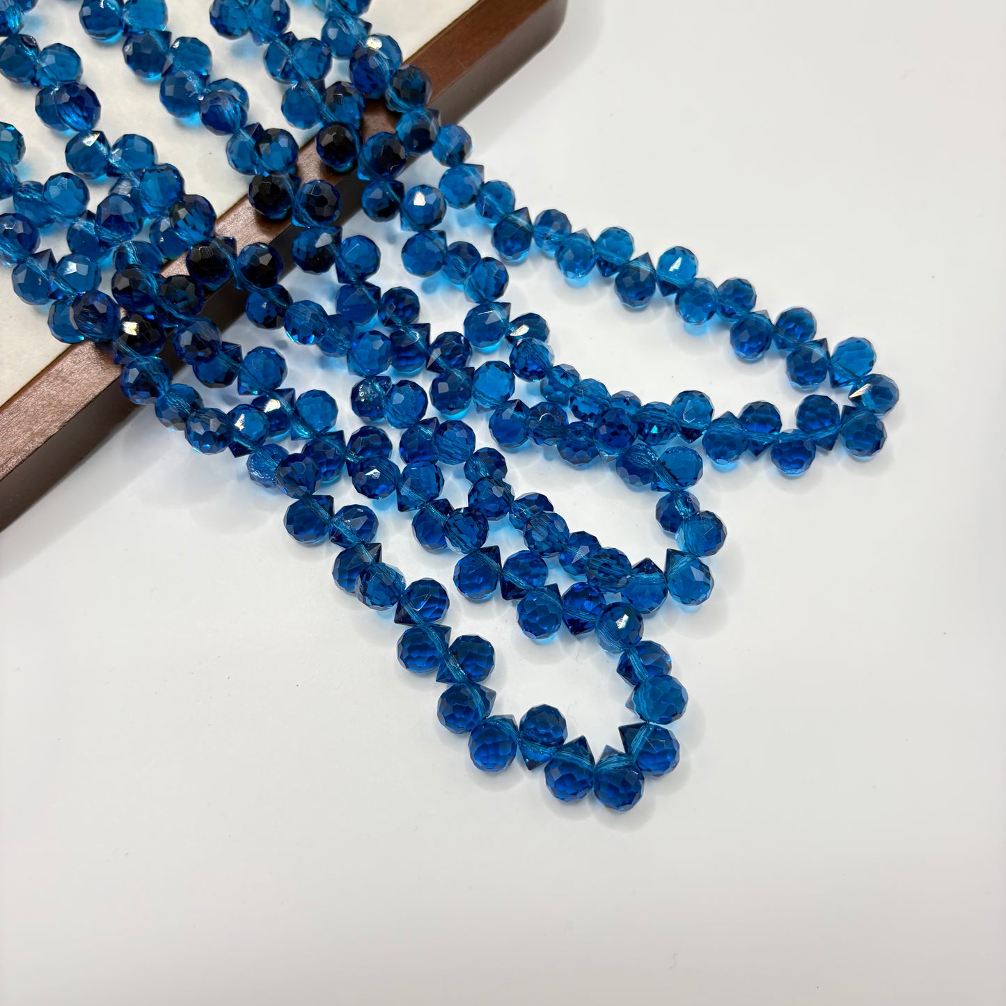 Tear drop starburry glass bead size 8mm