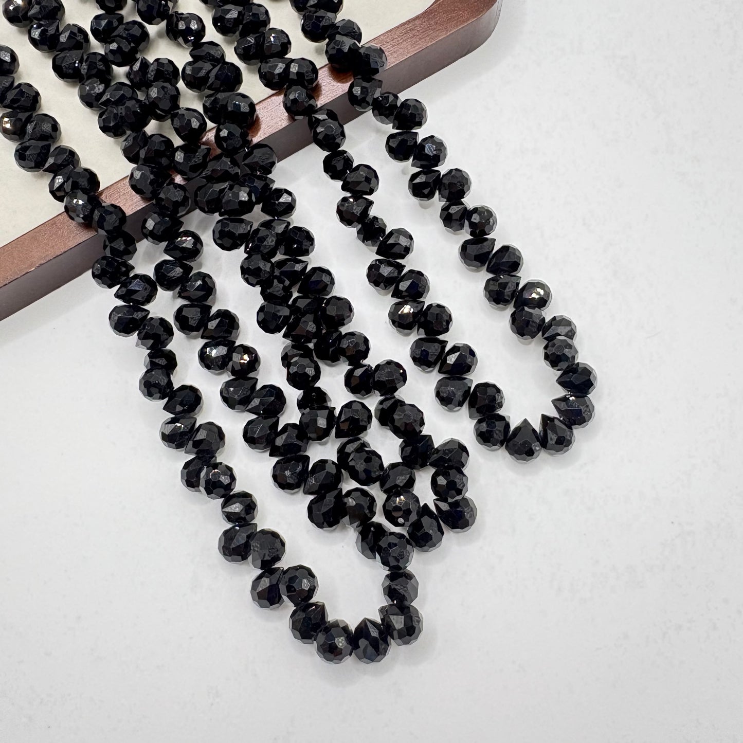 Tear drop starburry glass bead size 8mm