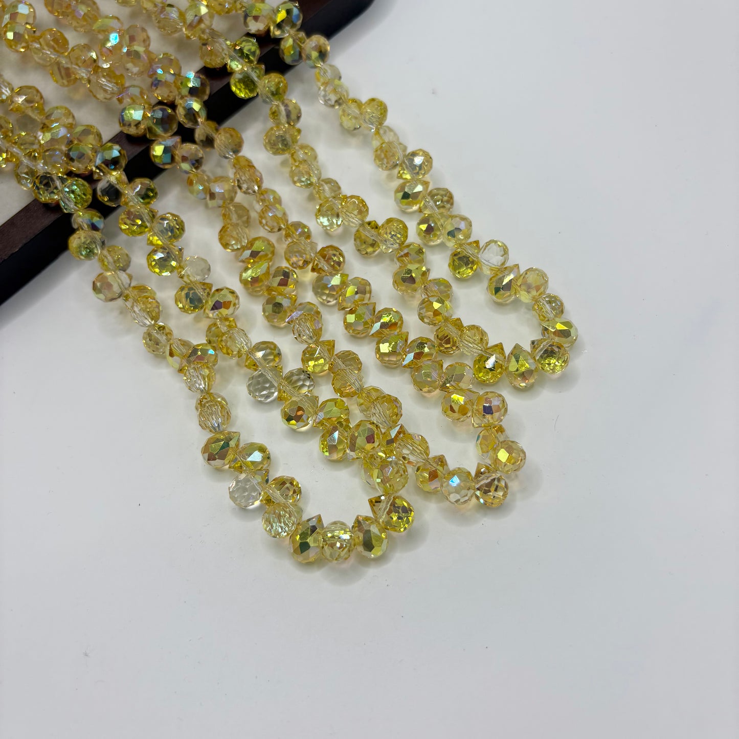 Tear drop starburry glass bead size 8mm
