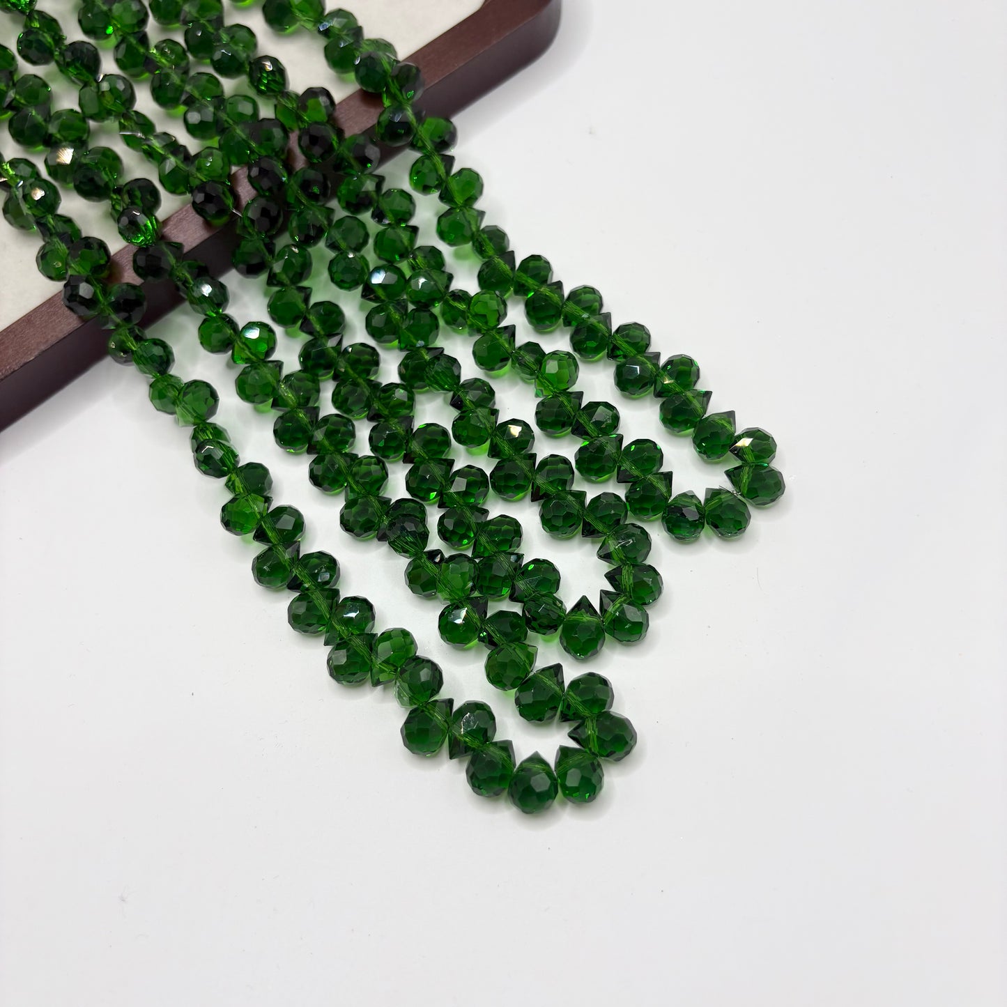 Tear drop starburry glass bead size 8mm