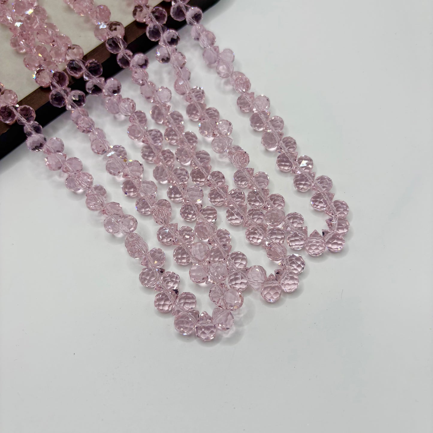 Tear drop starburry glass bead size 8mm
