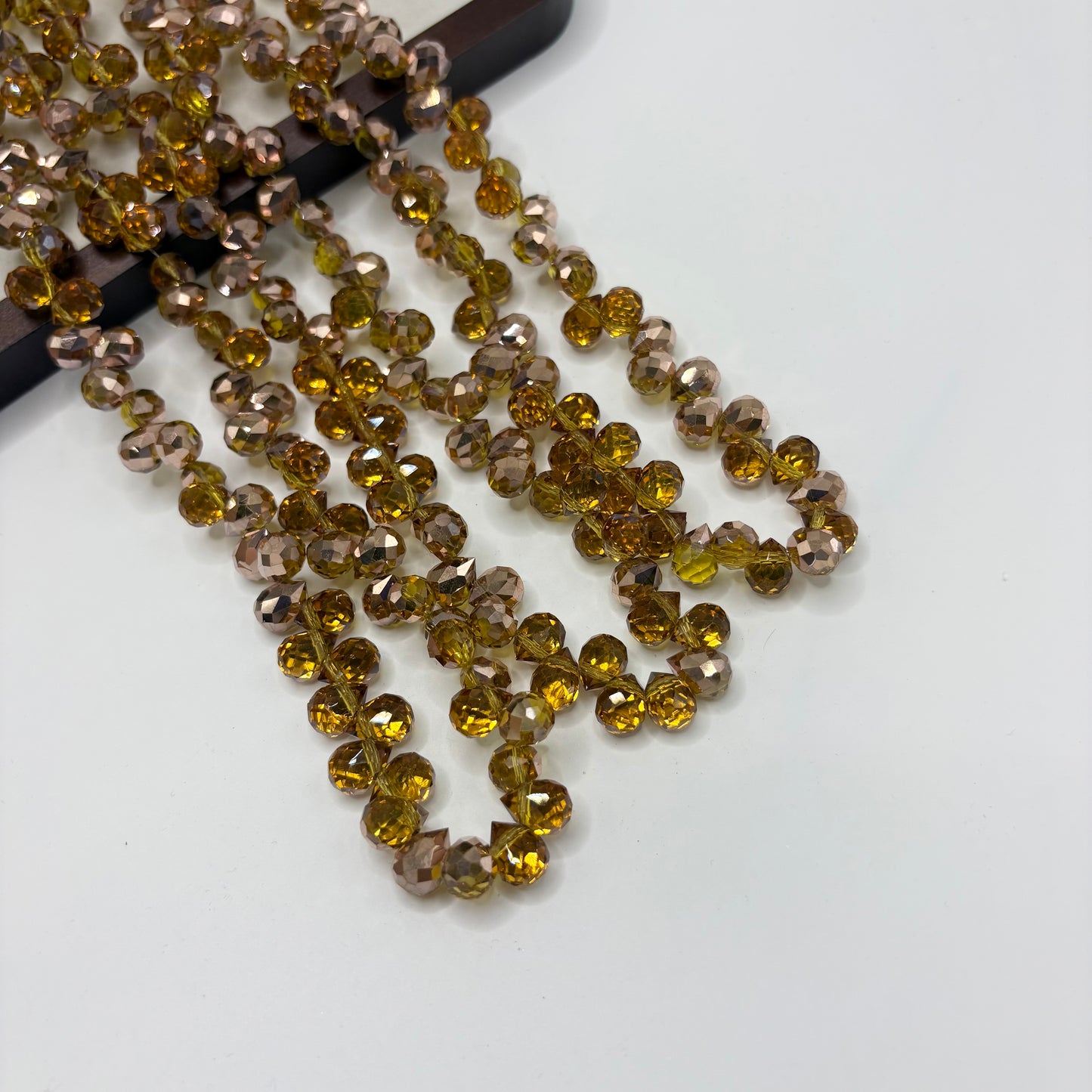 Tear drop starburry glass bead size 8mm