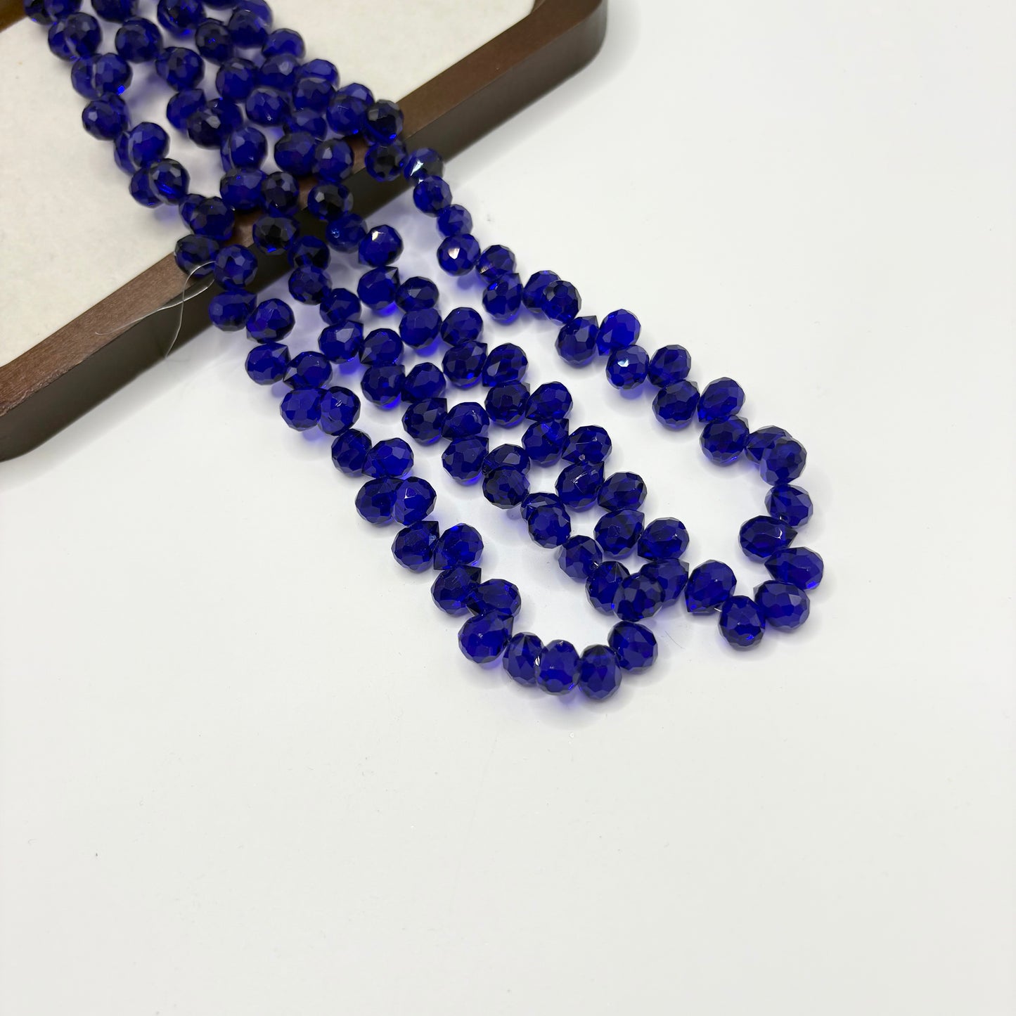 Tear drop starburry glass bead size 8mm