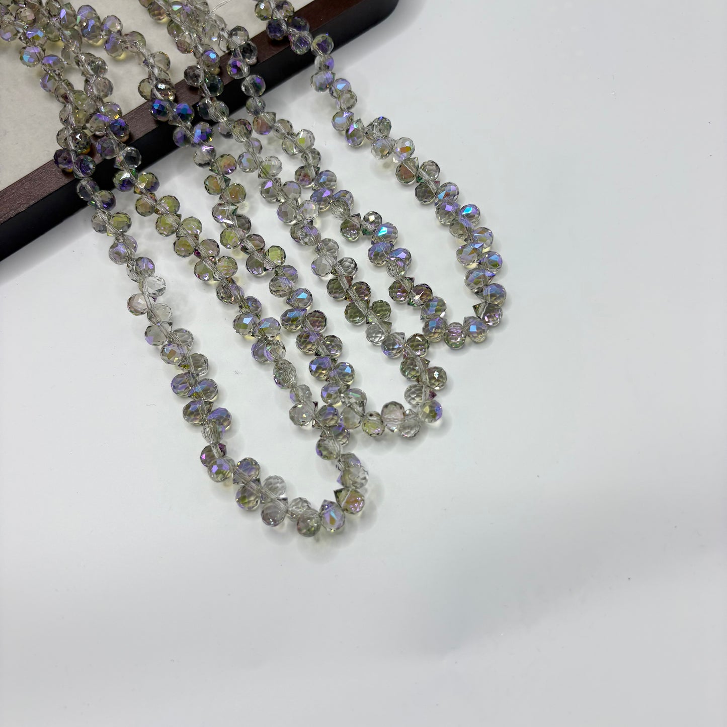 Tear drop starburry glass bead size 8mm