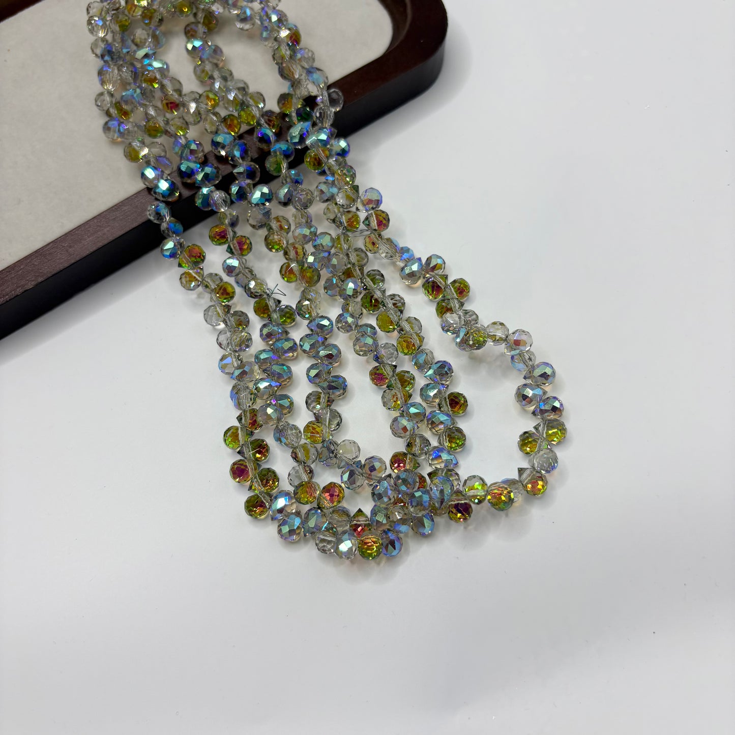 Tear drop starburry glass bead size 8mm