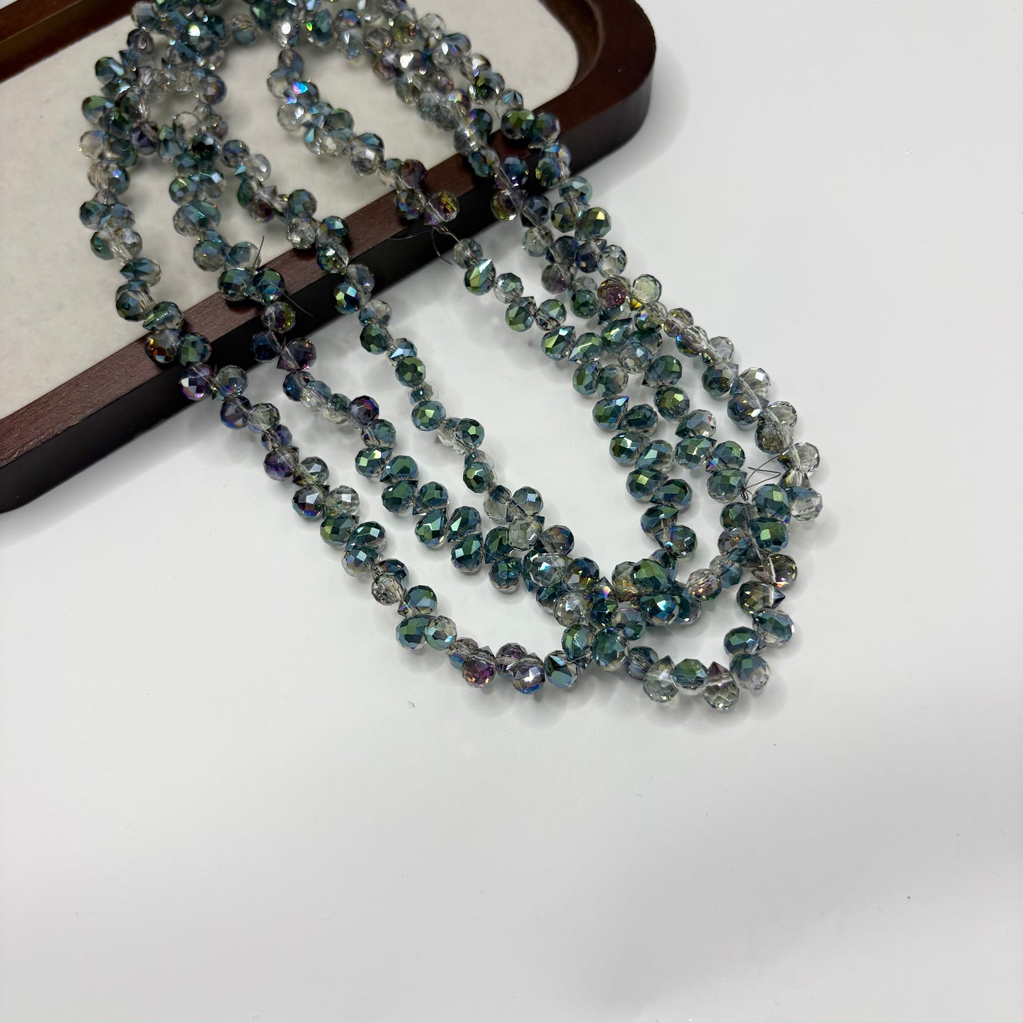 Tear drop starburry glass bead size 8mm