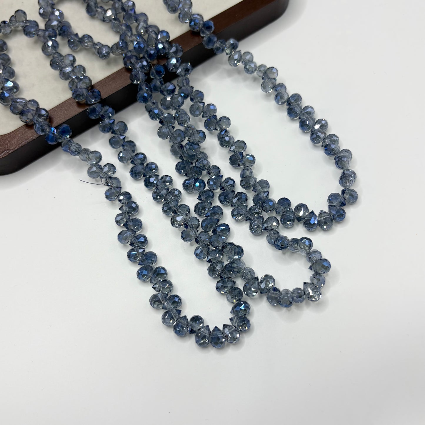 Tear drop starburry glass bead size 8mm