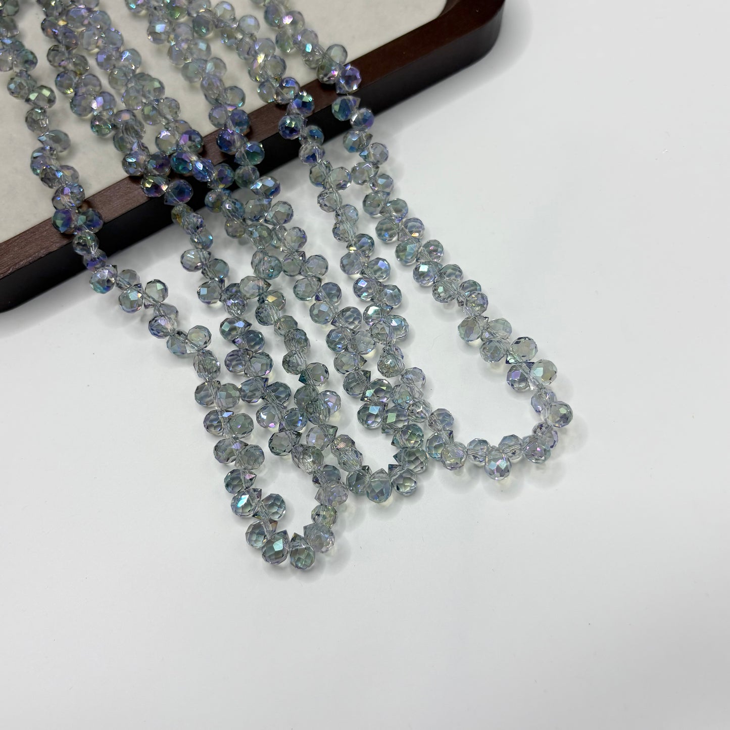 Tear drop starburry glass bead size 8mm