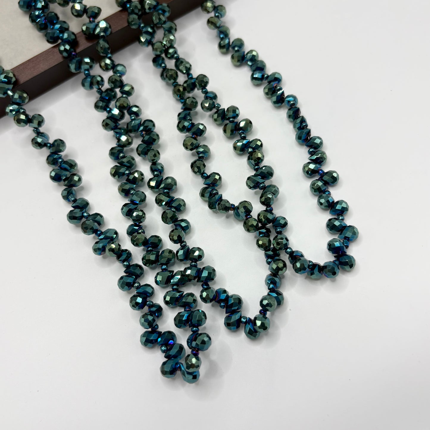 Tear drop starburry glass bead size 8mm