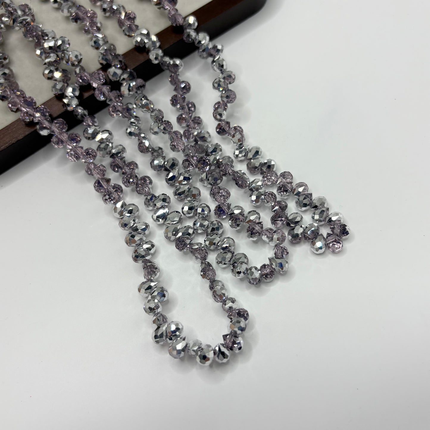 Tear drop starburry glass bead size 8mm