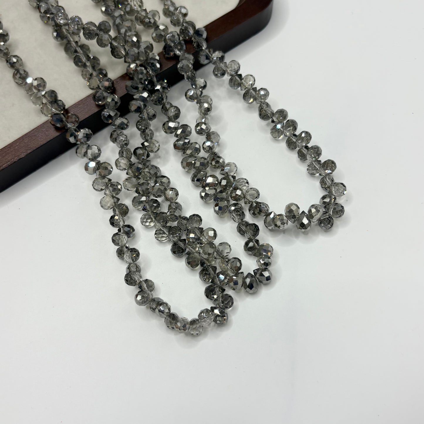 Tear drop starburry glass bead size 8mm