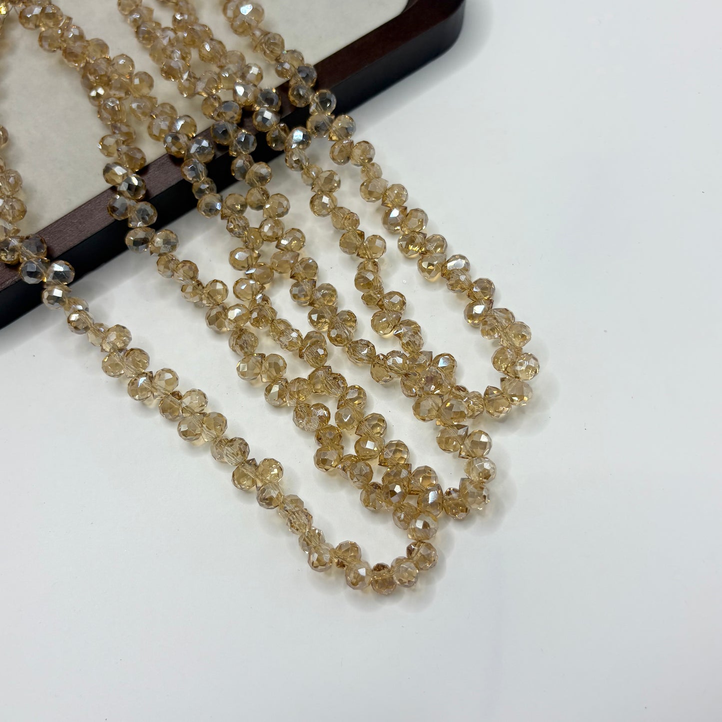Tear drop starburry glass bead size 8mm