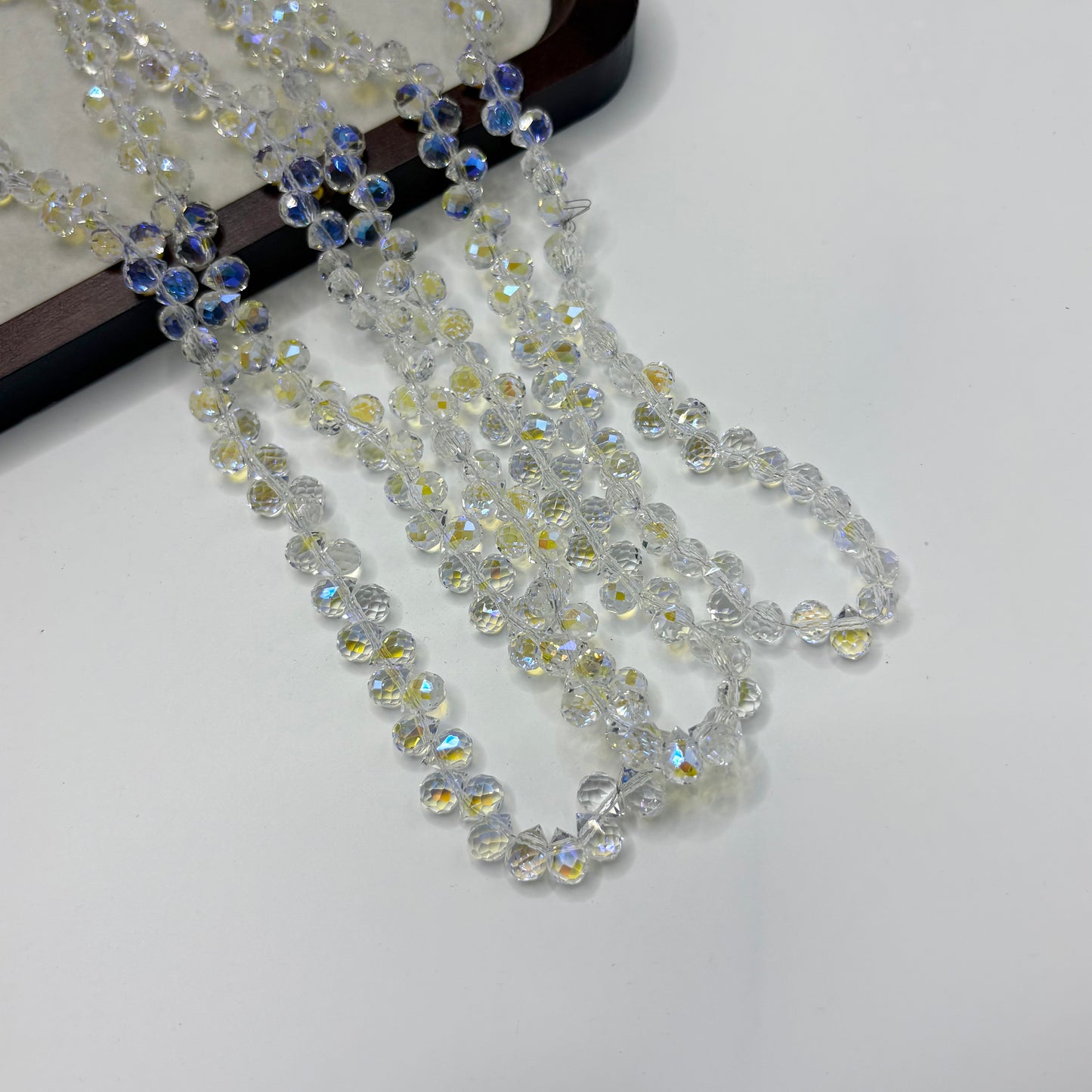 Tear drop starburry glass bead size 8mm